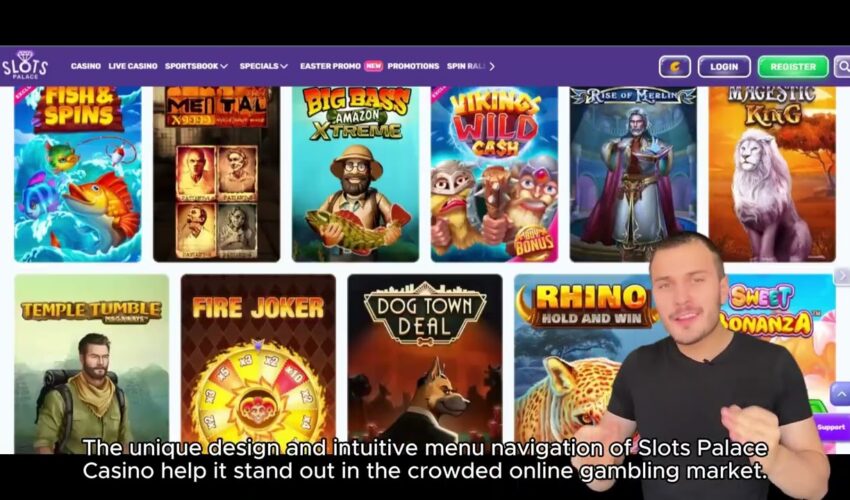 Come Accedere e Giocare su Slotspalace Casino Online