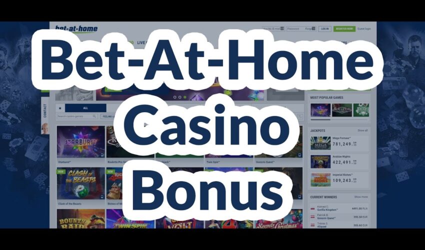 Bet at home bonus – praktičen vodnik po korakih