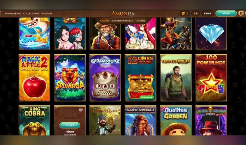 Amunra Casino Leitfaden: Anmeldung, Bonus und Tipps für Einsteiger