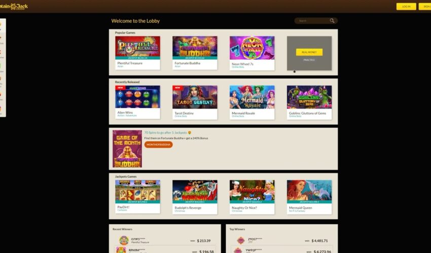 Captain Jack Casino Guide: Registration to First Withdrawal