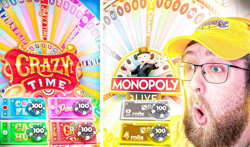 CasinoZer Live Game Shows (Crazy Time, Monopoly, etc.)